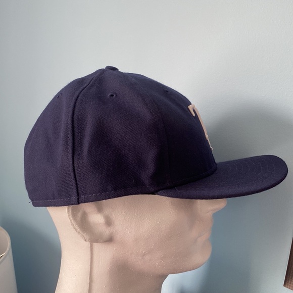 New Era 59 Fifty Tampa Bay Rays Blue & White Embroidered Baseball Hat Size 7 5/8 - Picture 5 of 8